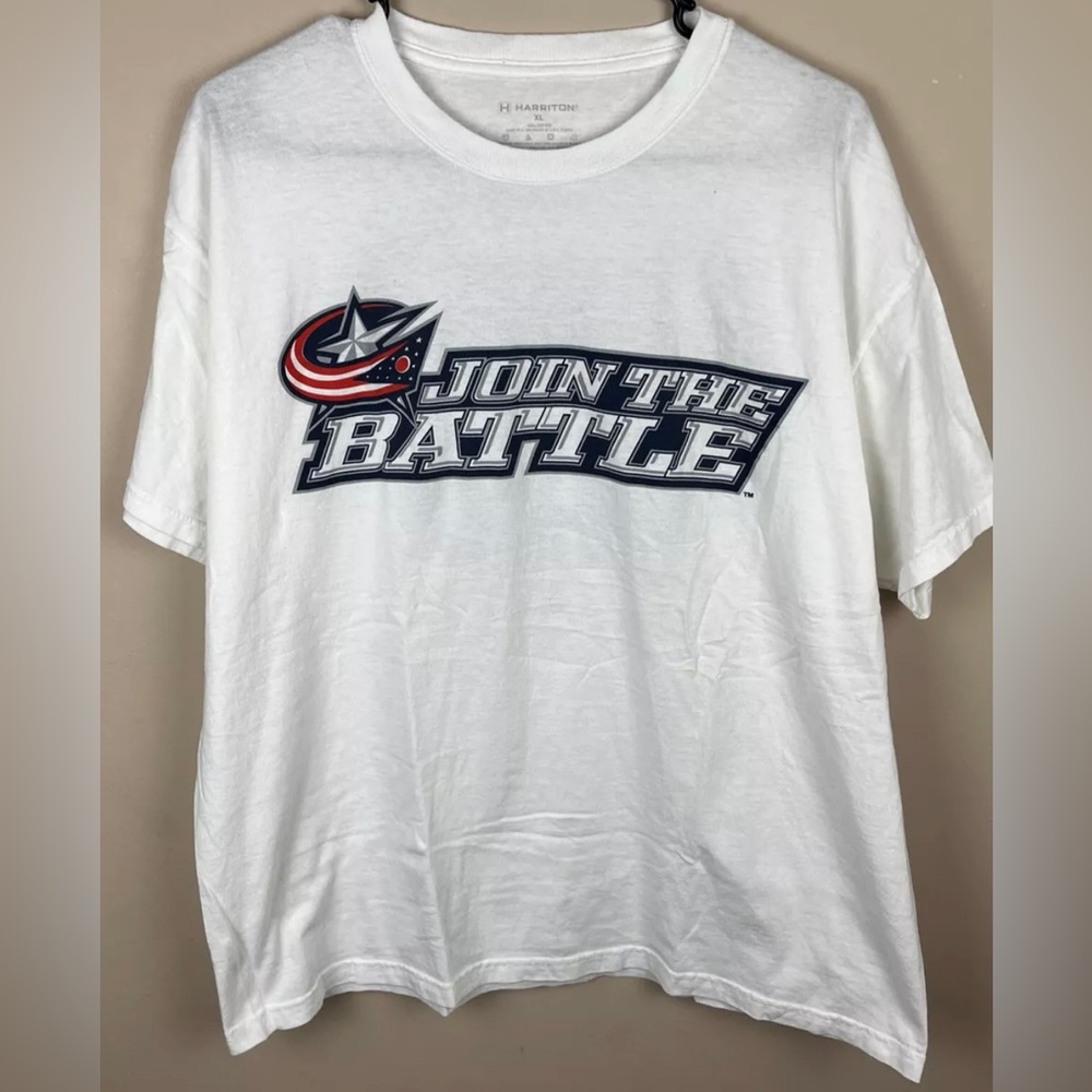 Columbus Blue Jackets TShirt Adult XL NHL Hockey Join The Battle Fox Sports SGA